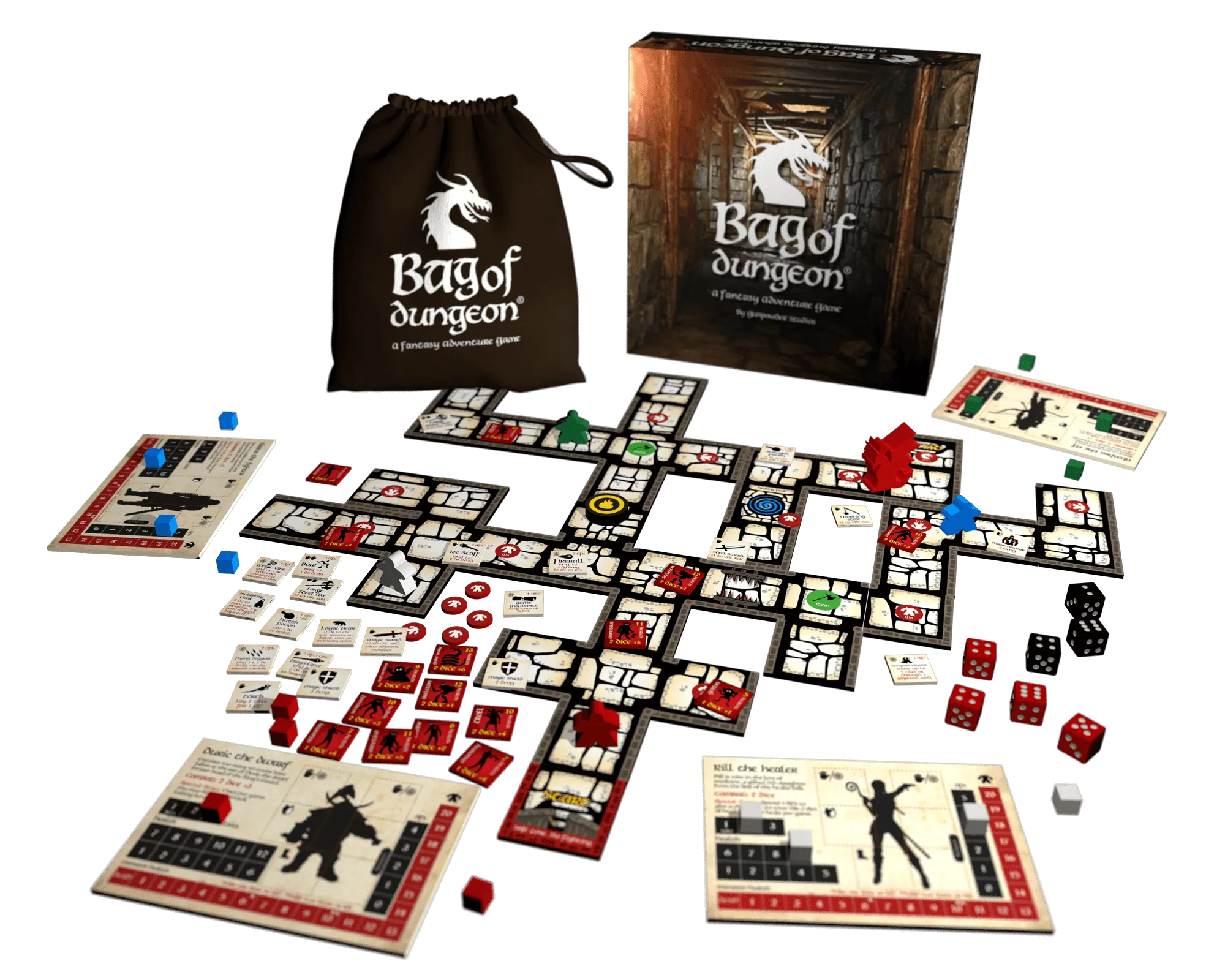 Bag of Dungeon - Dare you enter the dragon's lair? - Classic Sword